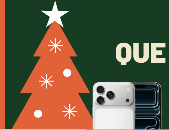 Verde Naranja Empresa Bloques Banner de Navidad iPhone 17 PRO MAX